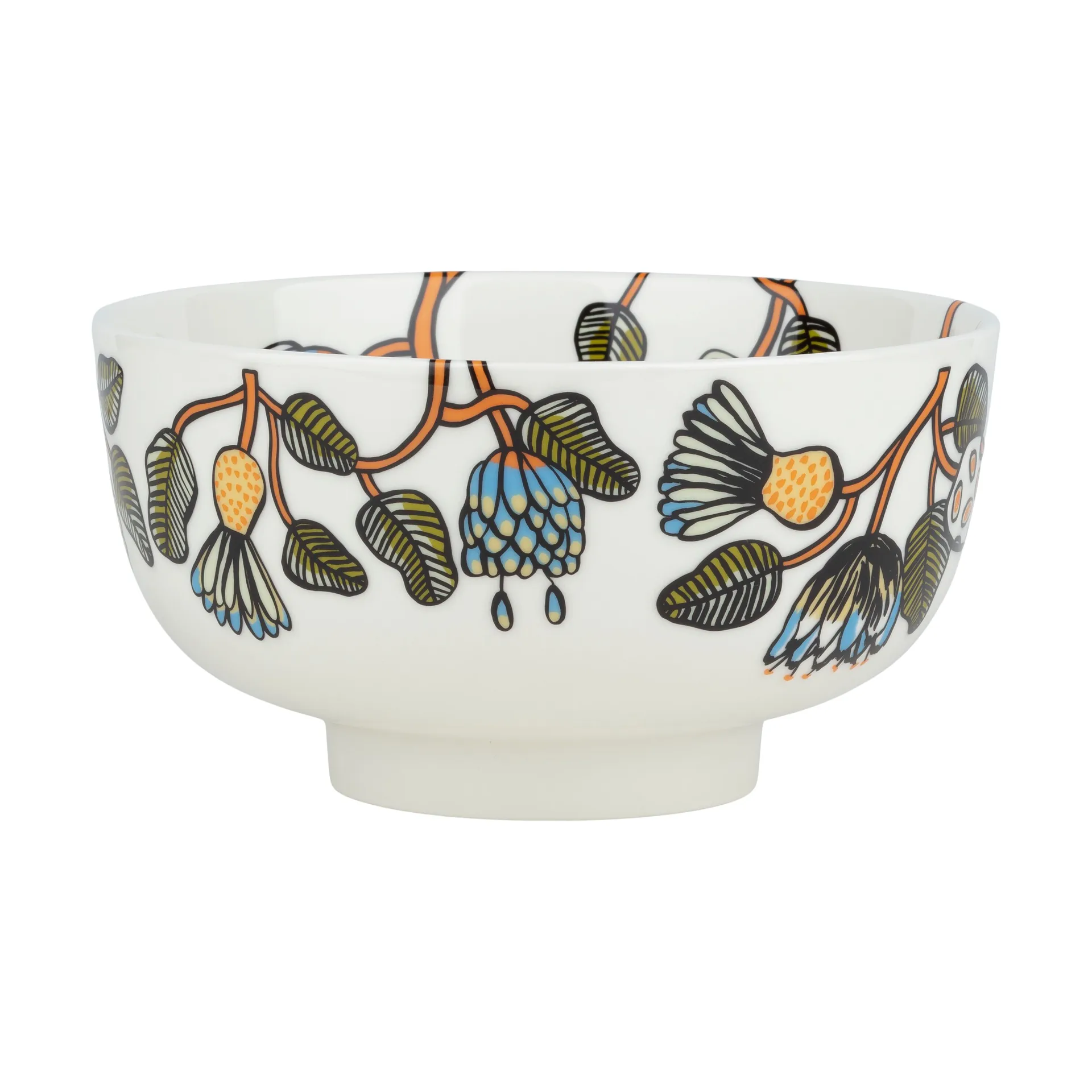 Ciotola da portata 1,5 L Tiara , White-warm orange-green Marimekko