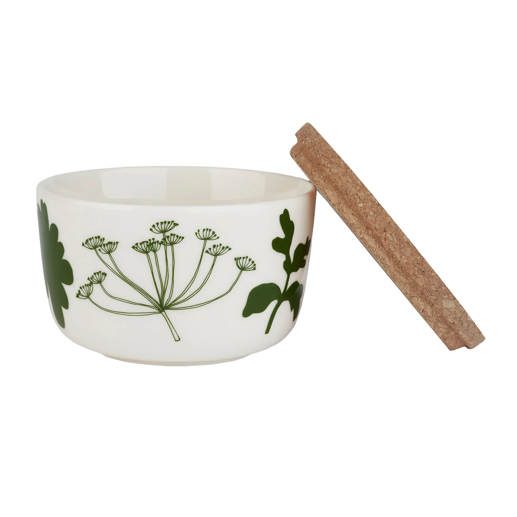 Ciotola Elokuun Varjot 2,5 dl confezione da 2, Bianco - verde - rosa Marimekko