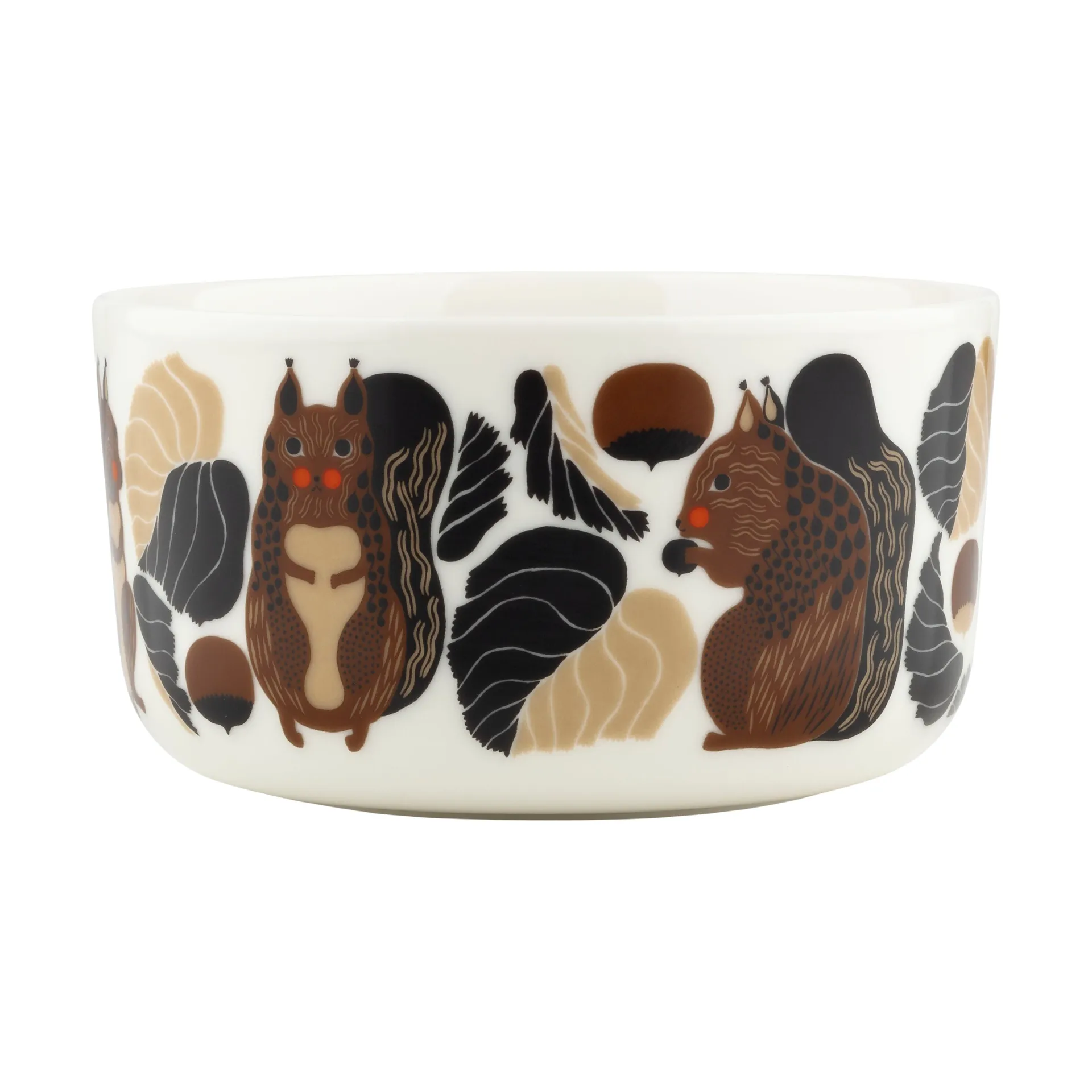 Ciotola Kurre 5 dl, White-brown-green Marimekko
