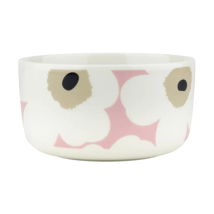 Ciotola Marimekko Unikko 5 dl - Off white-pink-sand-charcoal - Marimekko