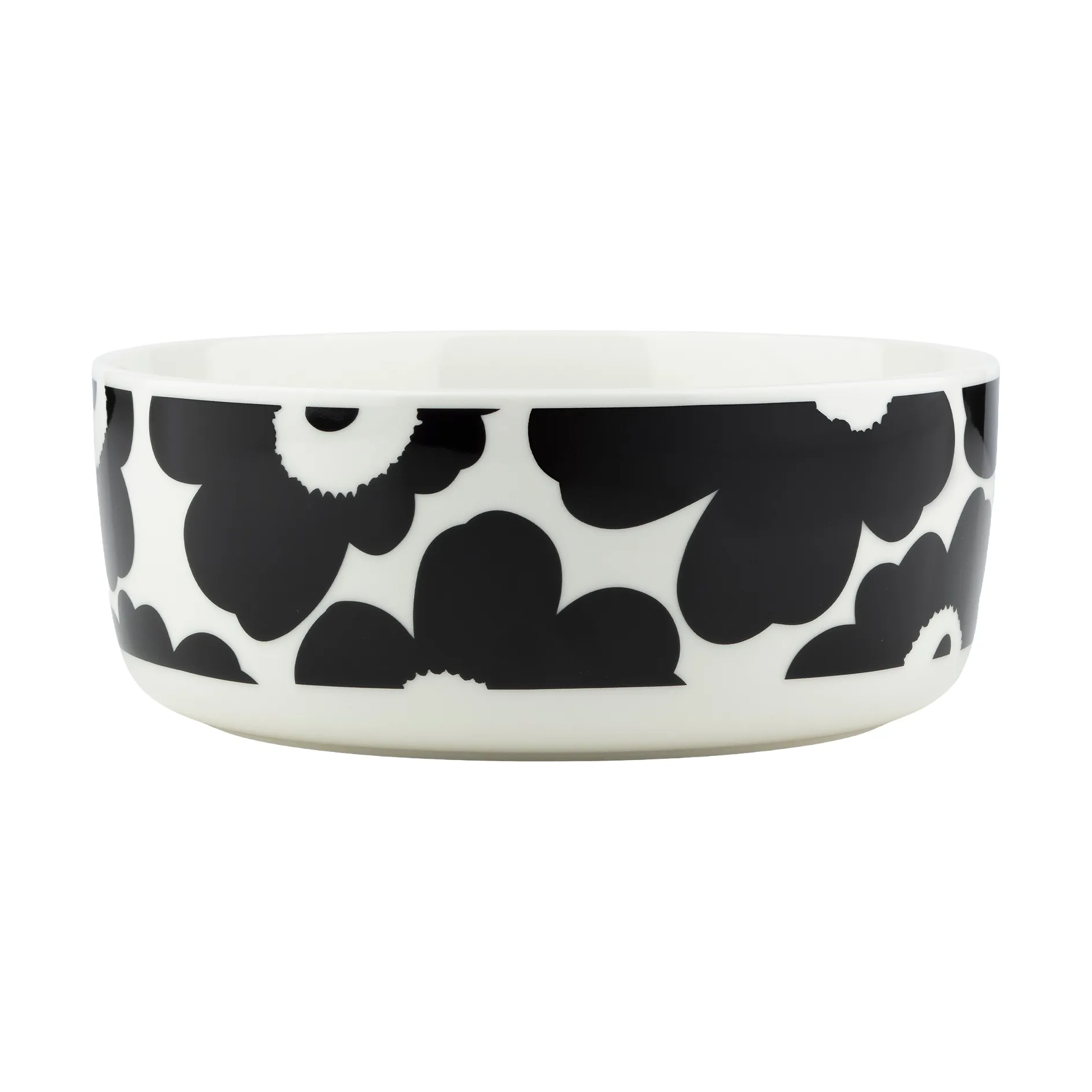 Ciotola Unikko 1,5 l, Black-White Marimekko