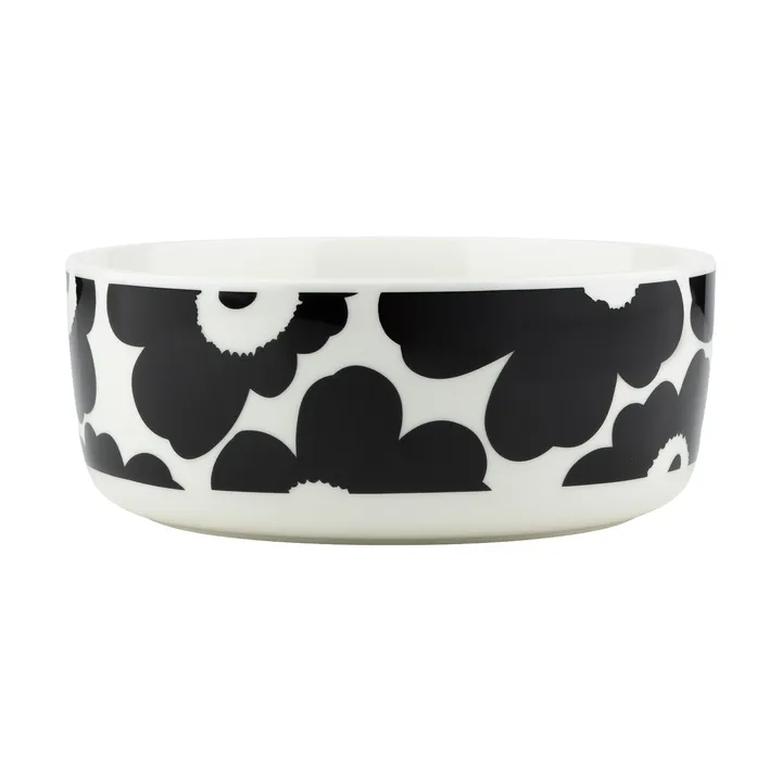 Ciotola Unikko 1,5 l - Black-White - Marimekko