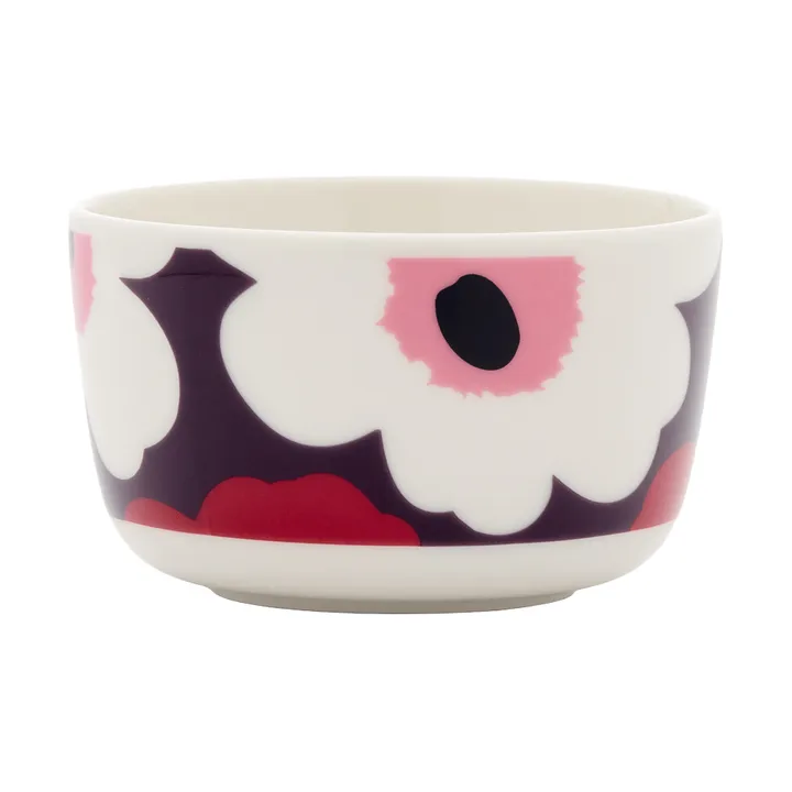 Ciotola Unikko 2,5 dl - White-plum-cranberry-pink - Marimekko