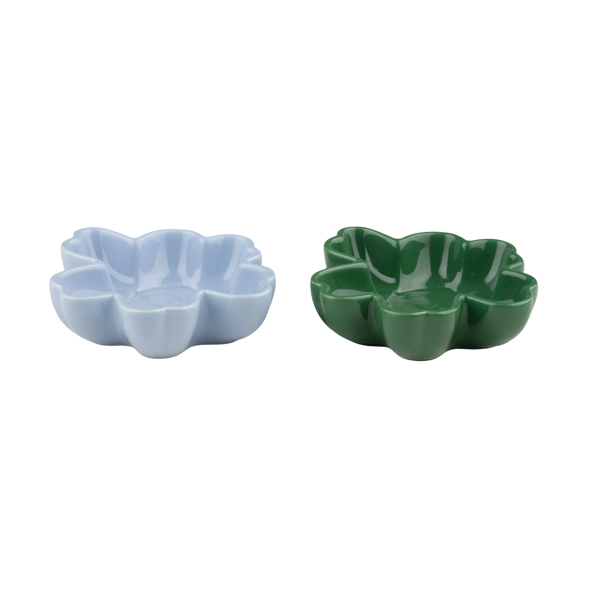 Ciotola Unikko Shape Ø11 cm 2 pezzi, Azzurro-verde Marimekko