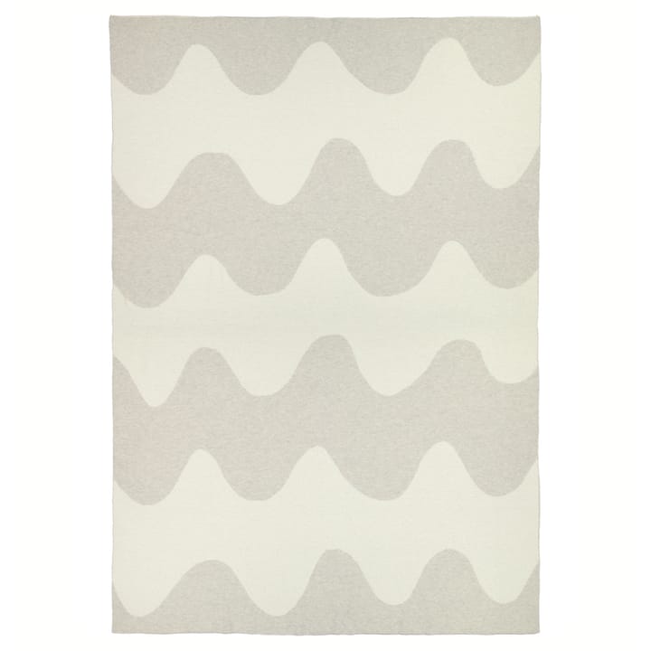 Coperta intrecciata Lokki 130x180 cm, beige-bianco Marimekko