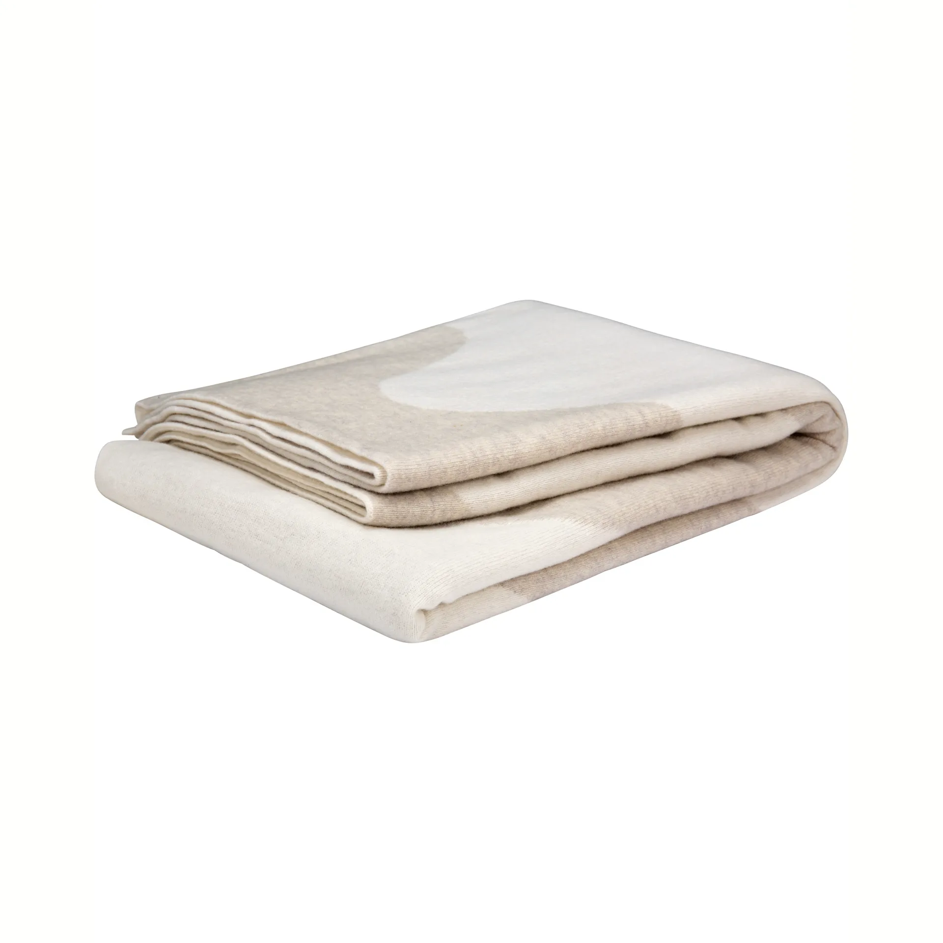 Coperta intrecciata Lokki 130x180 cm, beige-bianco Marimekko