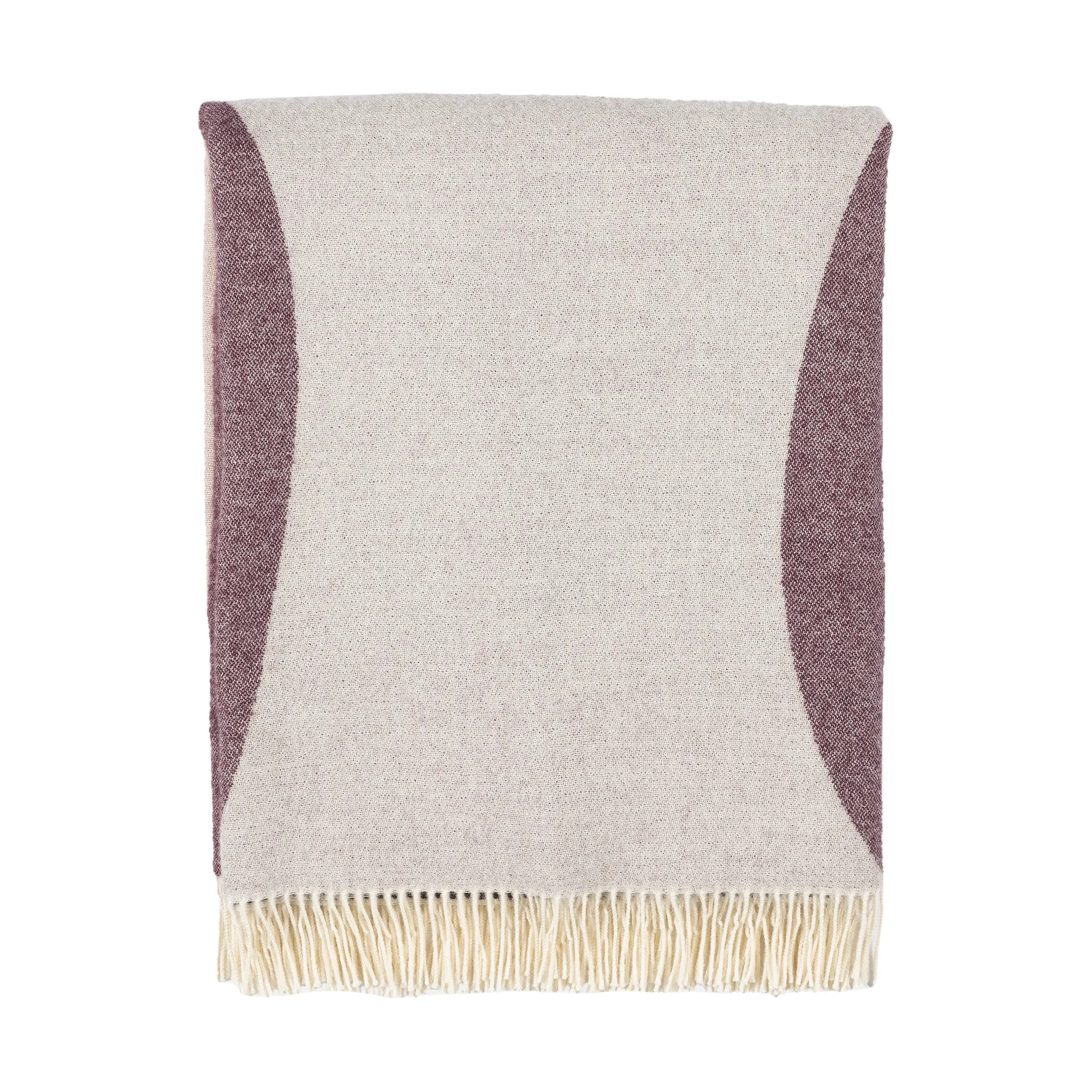 Coperta Sambara 140x180 cm, Off white-red-brown Marimekko