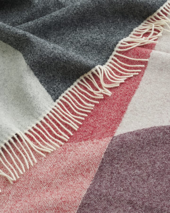 Coperta Sambara 140x180 cm, Off white-red-brown Marimekko