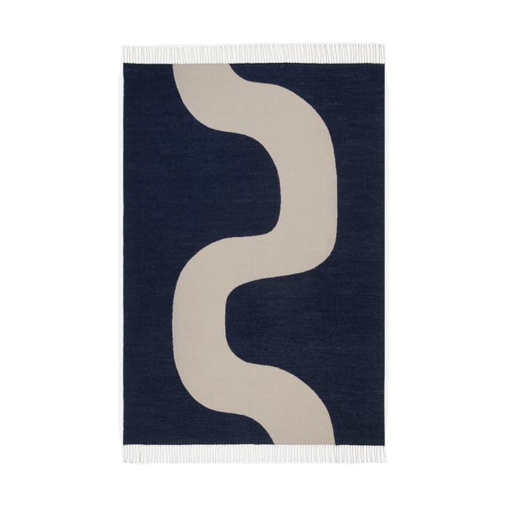 Coperta Seireeni 130x180 cm - Off white-dark blue - Marimekko