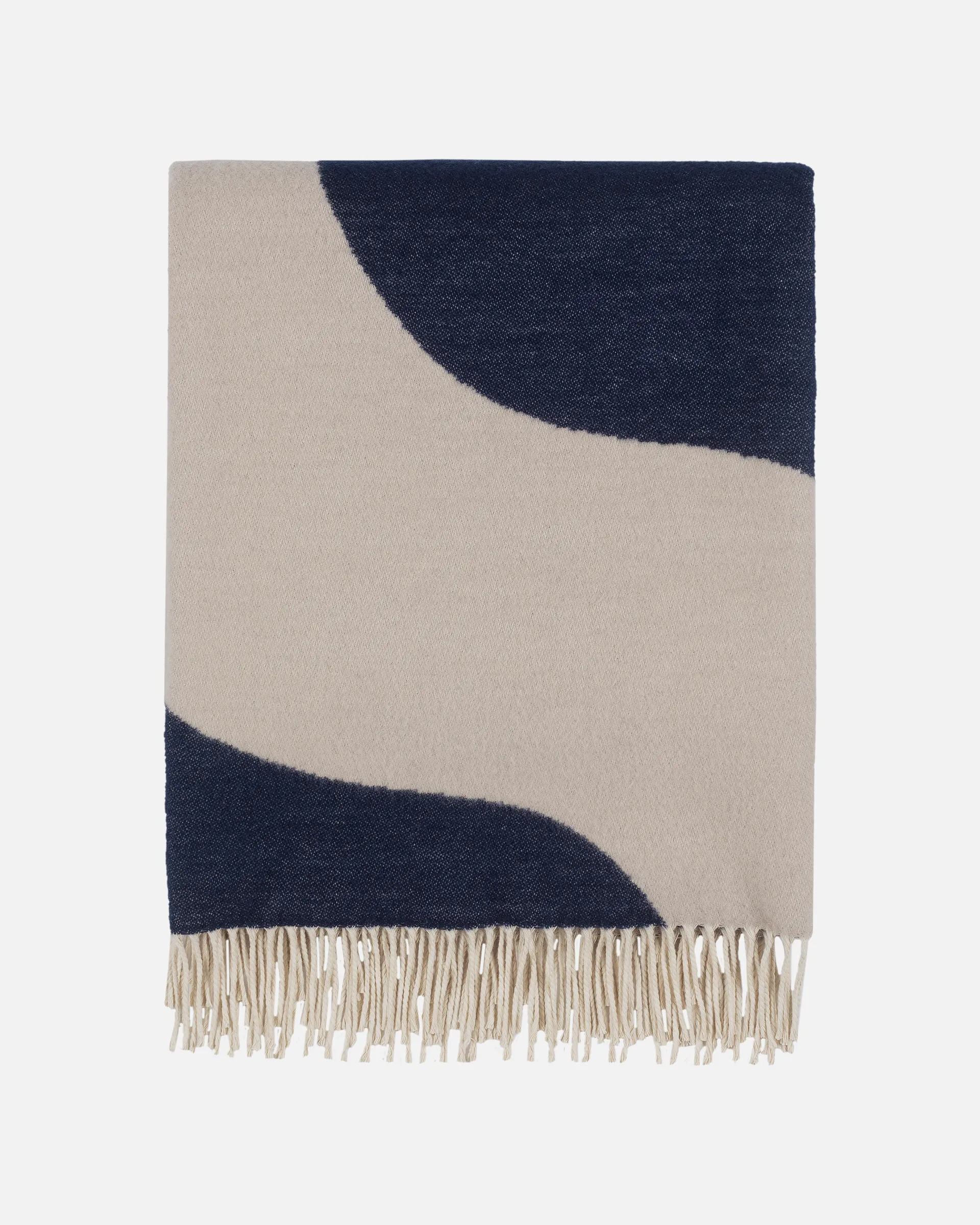 Coperta Seireeni 130x180 cm, Off white-dark blue Marimekko