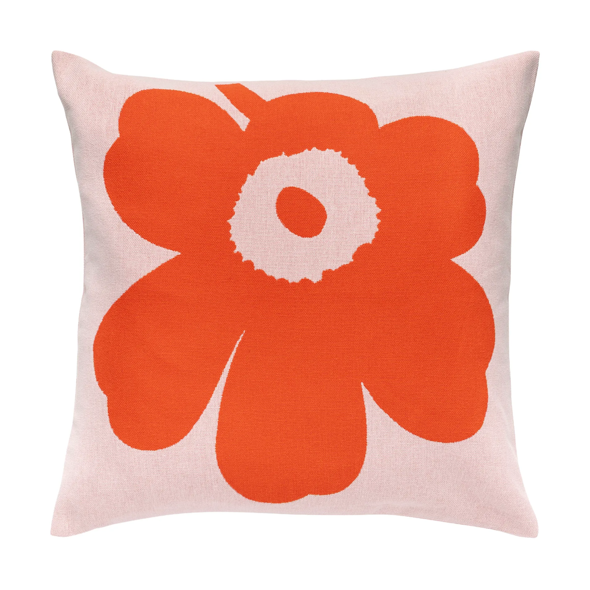 Copricuscino Unikko 50x50 cm, Rosa, rosso arancione Marimekko
