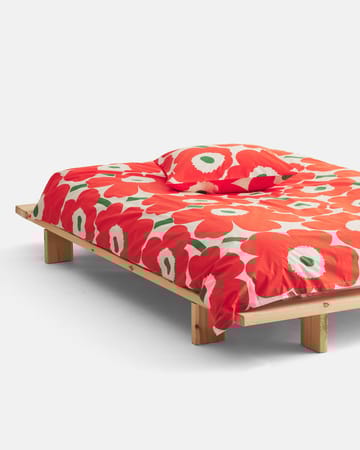 Copripiumino Unikko 220x240 cm - Avorio-arancione-verde - Marimekko