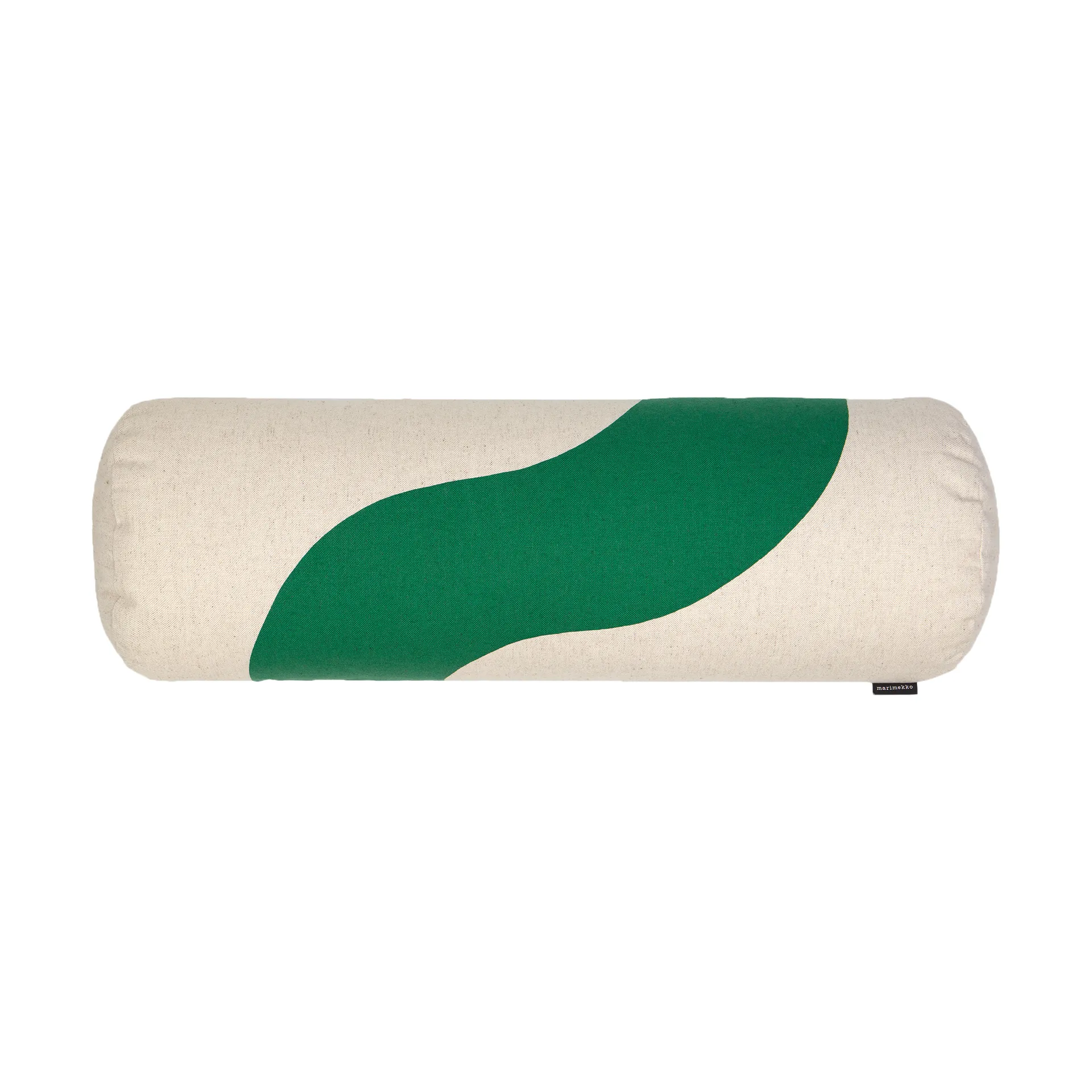 Cuscino cilindrico Seireeni 54 cm, Linen-green Marimekko