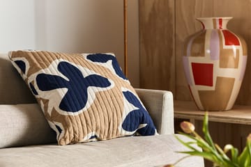 Cuscino Kevätkiuru 60x60 cm - Blu scuro-beige - Marimekko