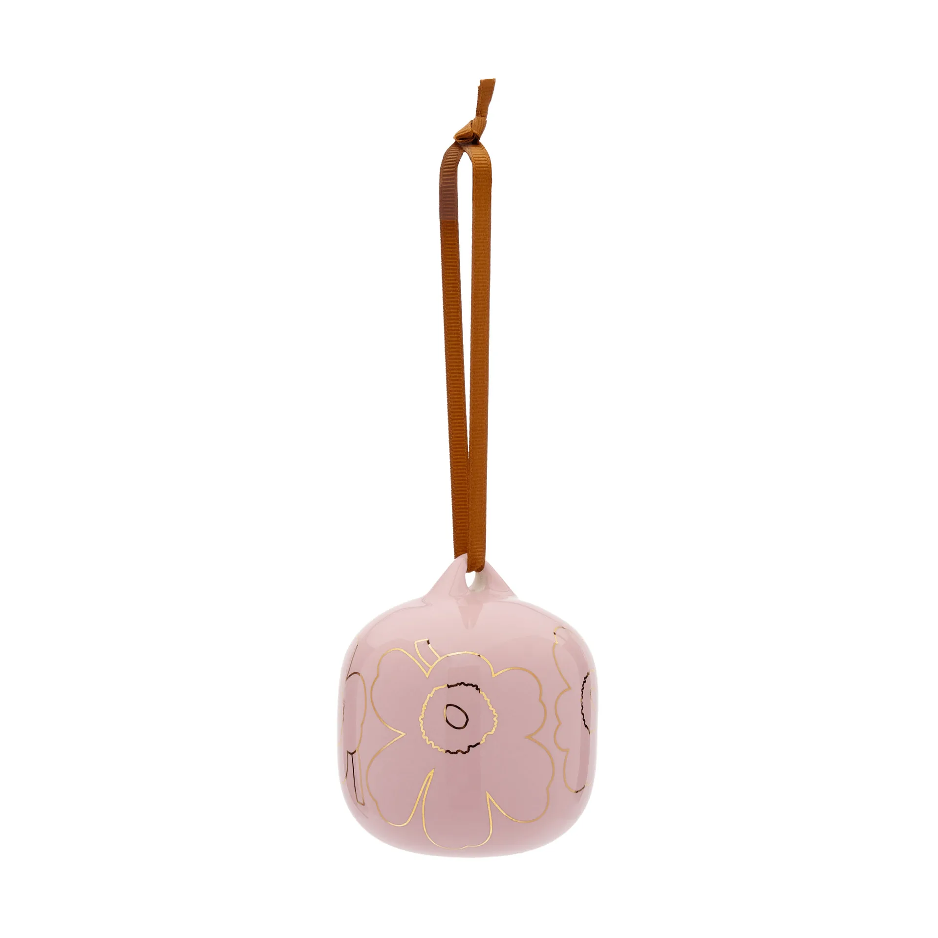 Decorazione pendente Piirto Unikko, Pink-gold Marimekko