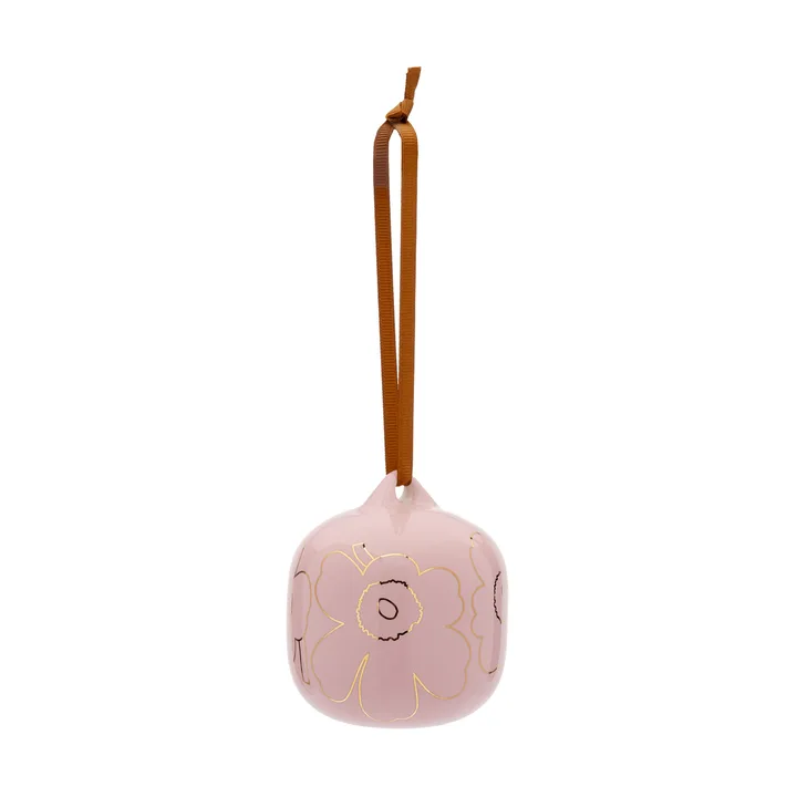 Decorazione pendente Piirto Unikko - Pink-gold - Marimekko