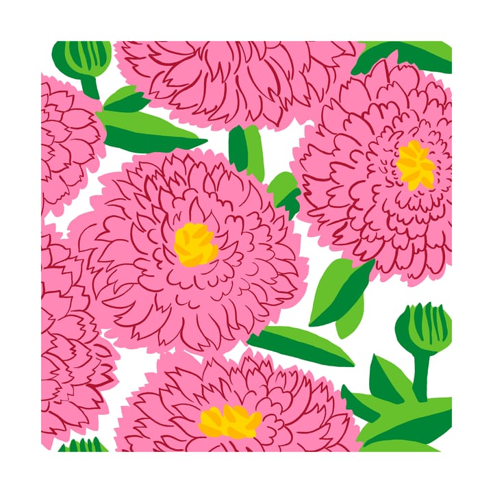 Fazzoletto Primavera 33x33 cm confezione da 20 - Rosa - Marimekko