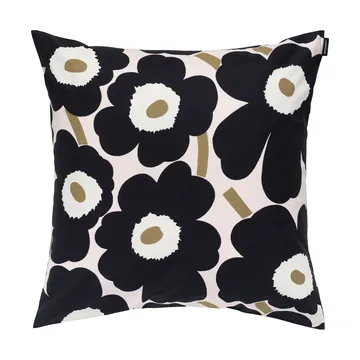 Federa cuscino Marimekko Pieni Unikko 50x50 cm - Pink-charcoal-light brown - Marimekko