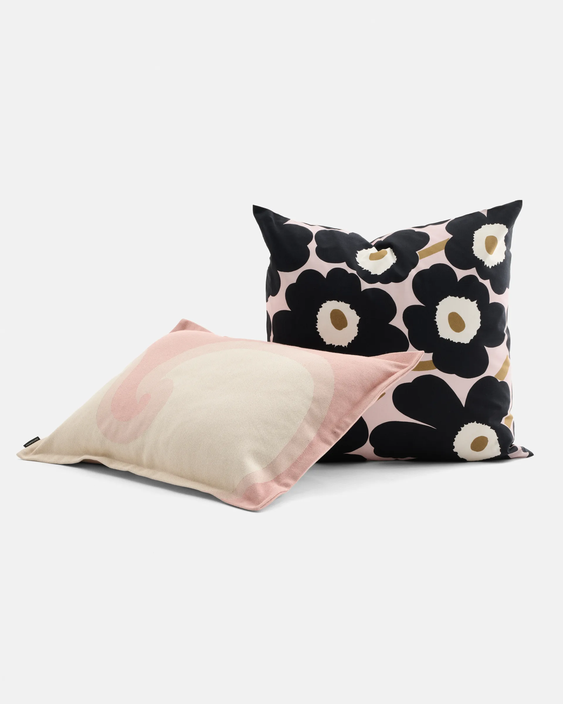 Federa cuscino Marimekko Pieni Unikko 50x50 cm, Pink-charcoal-light brown Marimekko