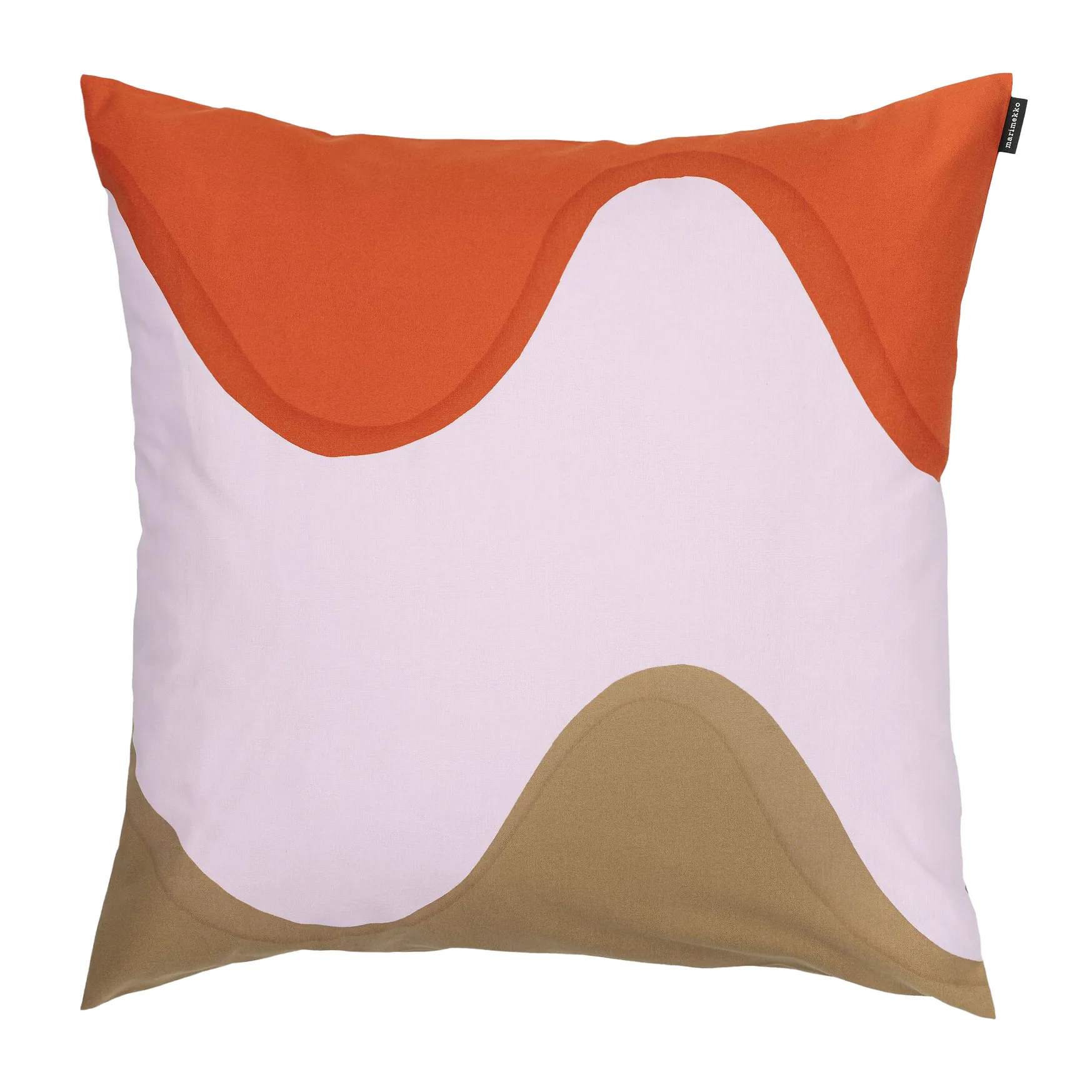 Federa Lokki 50x50 cm, Rosso-marrone-verde Marimekko