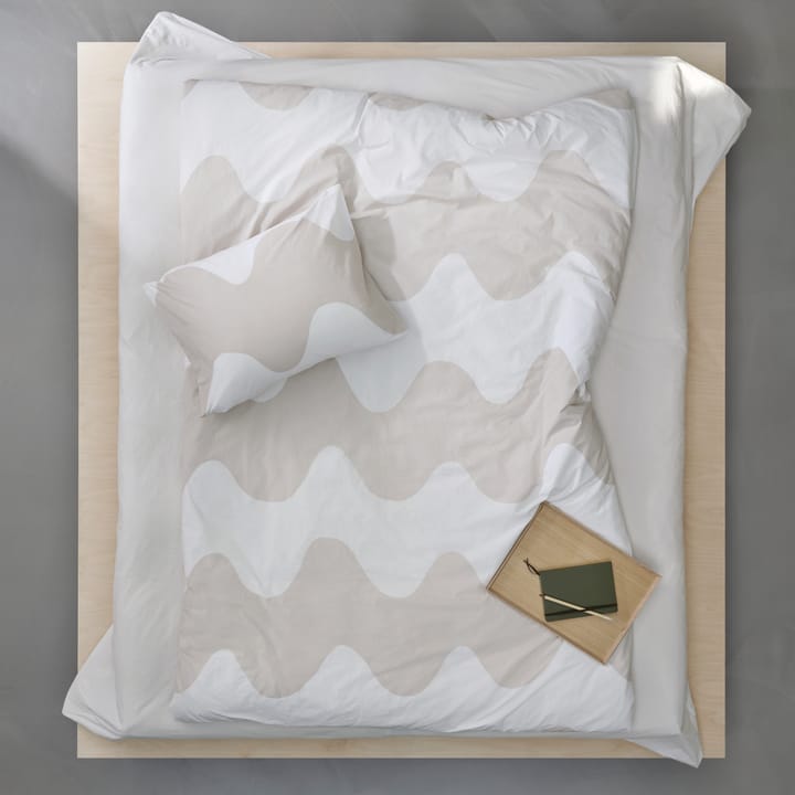 Federa Lokki 50x60 cm - beige-bianco - Marimekko