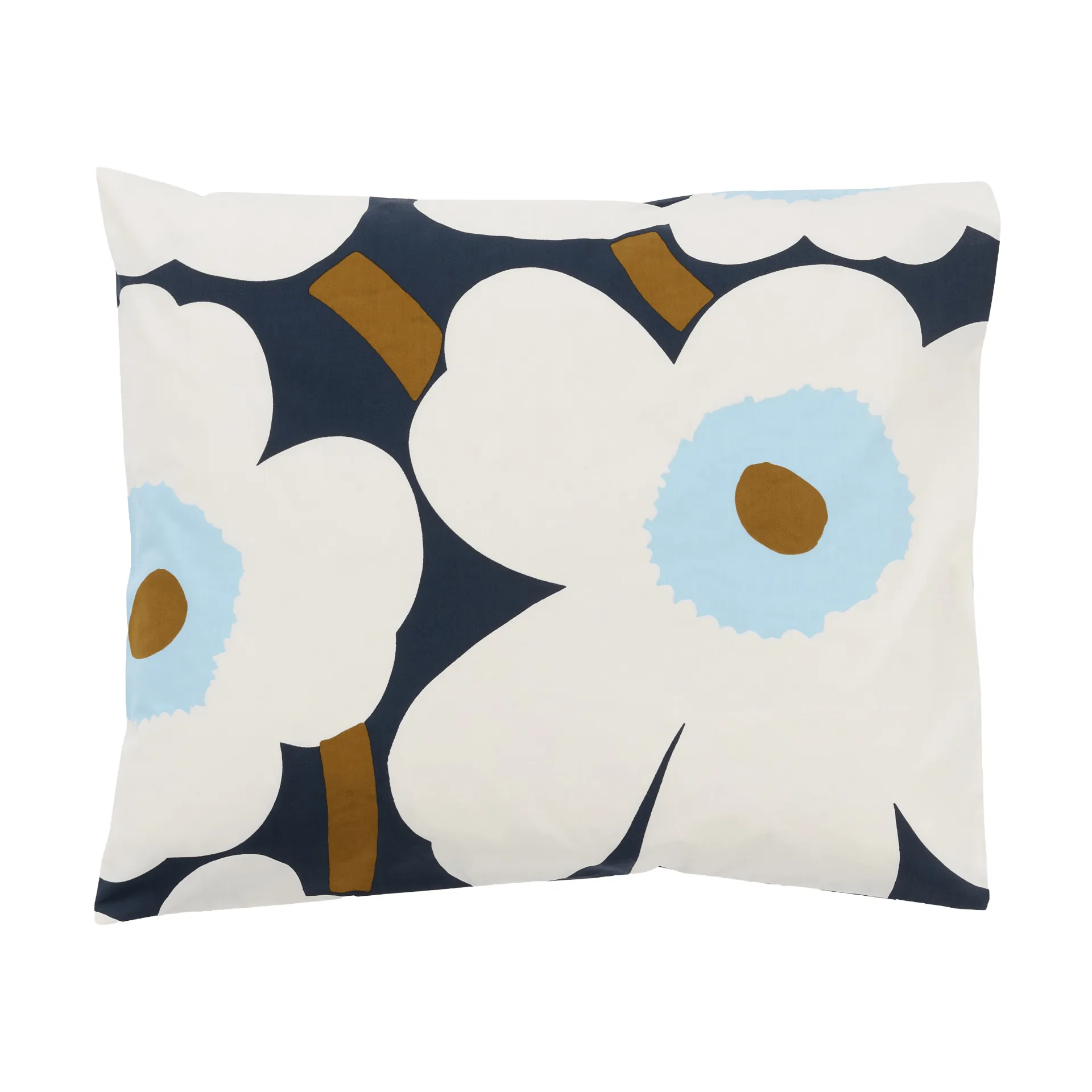 Federa Marimekko Unikko 50x60 cm, Blueberry-off white-cold blue Marimekko