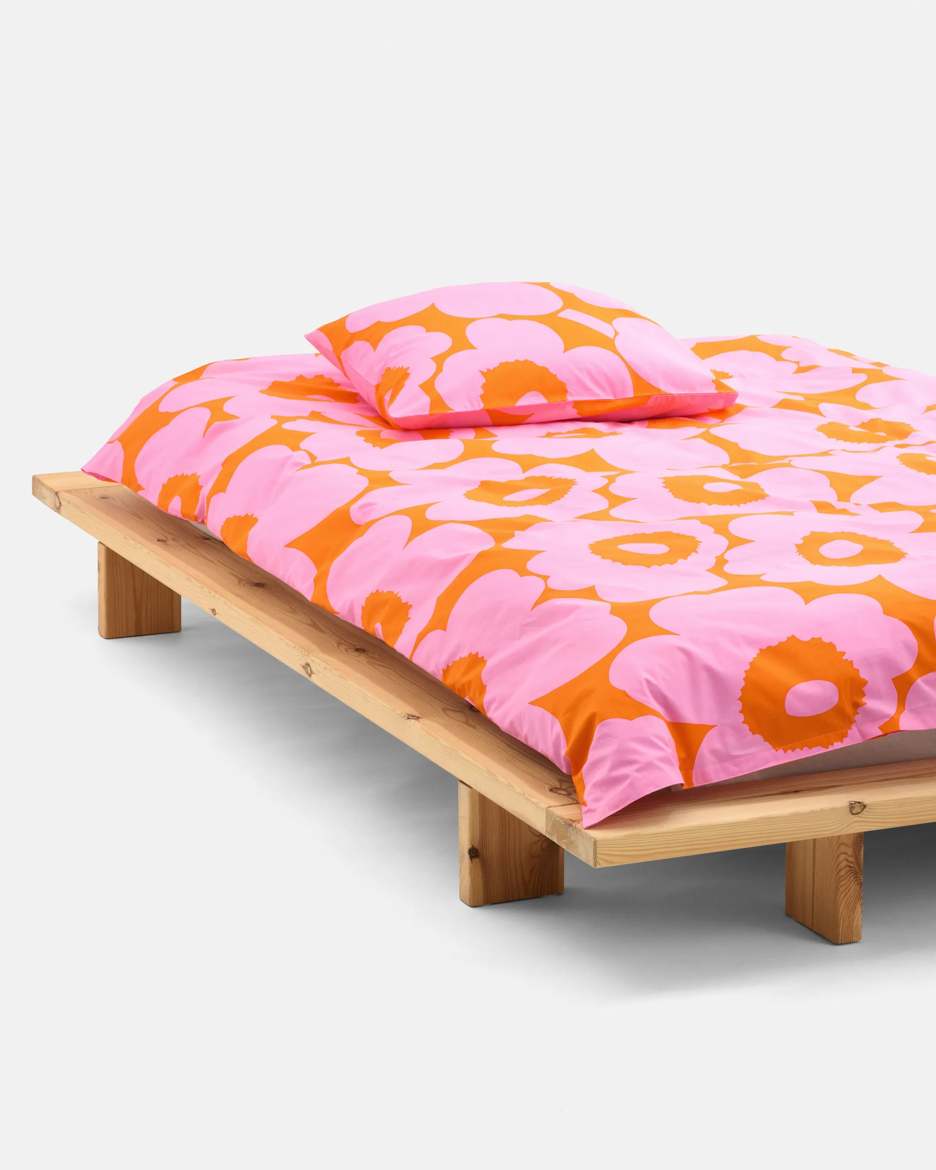 Federa Marimekko Unikko 50x60 cm, Orange-pink Marimekko