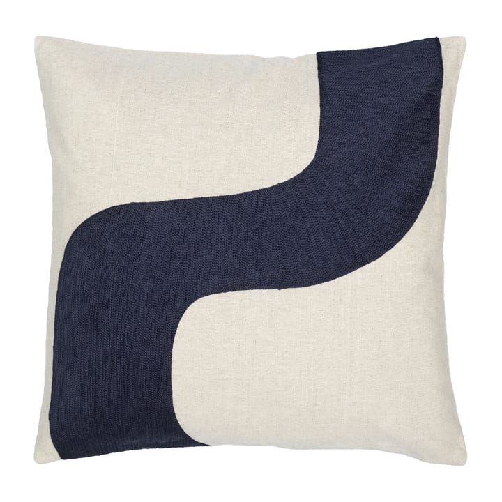 Federa per cuscino Seireeni 50x50 cm - Linen-dark blue - Marimekko