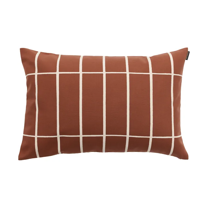 Federa per cuscino Tiiliskivi 60x40 cm - Off white-chestnut - Marimekko