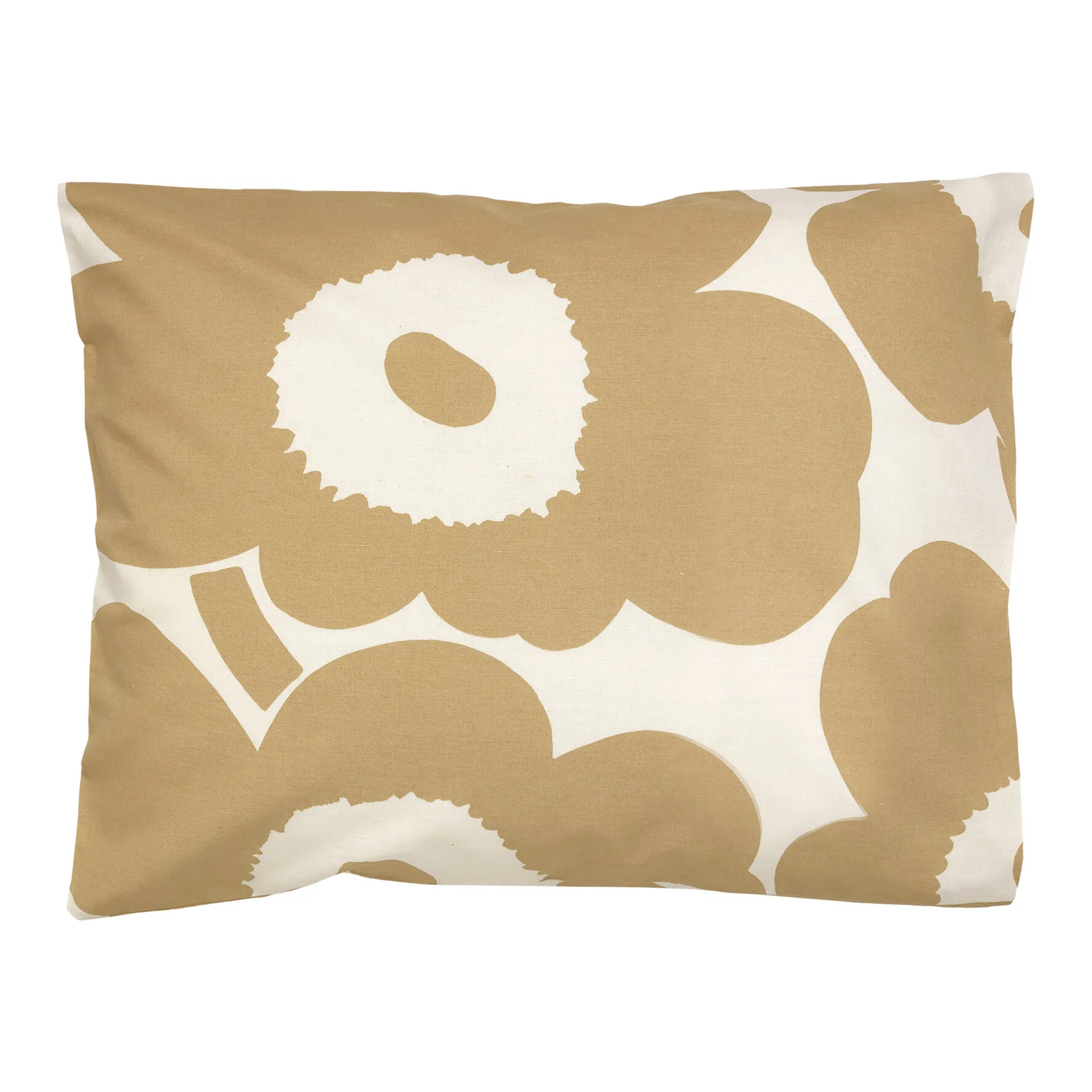 Federa Unikko orlo in cotone 50x60 cm, Beige Marimekko