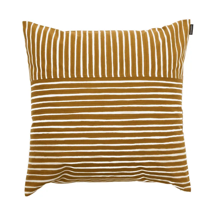 Fodera per cuscino Piccolo 50x50 cm - Off white-bronzo - Marimekko