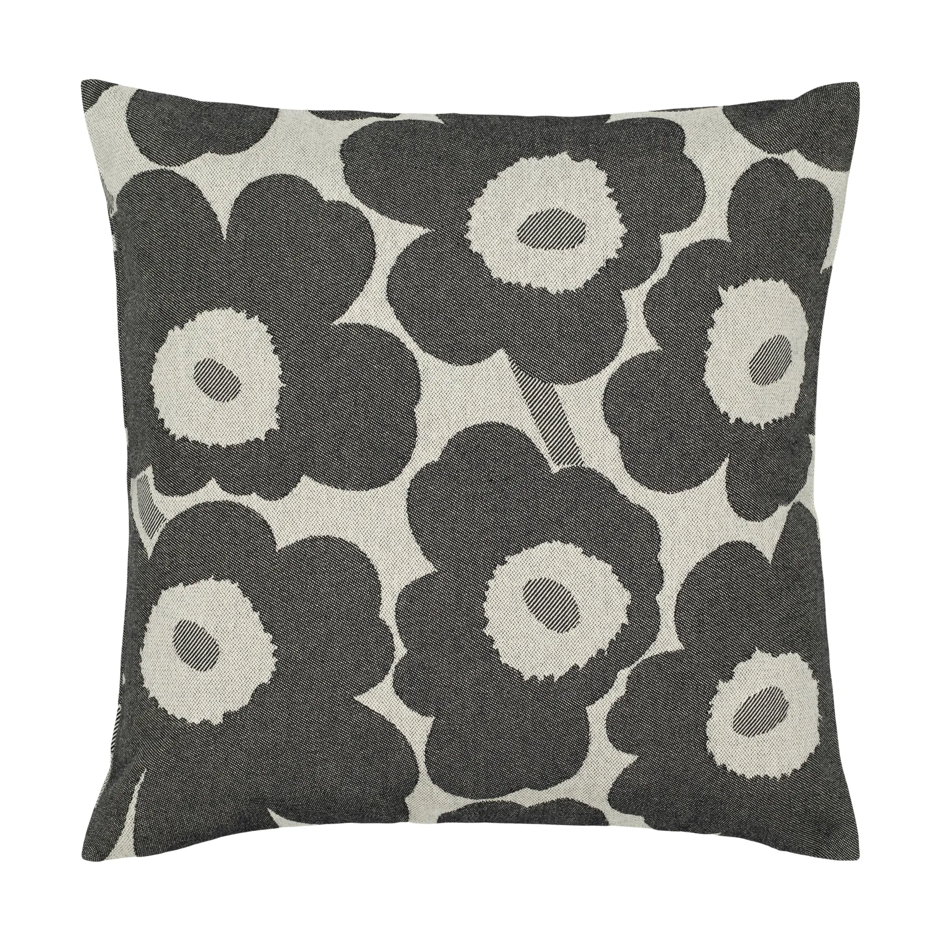 Fodera per cuscino Pieni Unikko 47x47 cm, Off white-charcoal-sand Marimekko