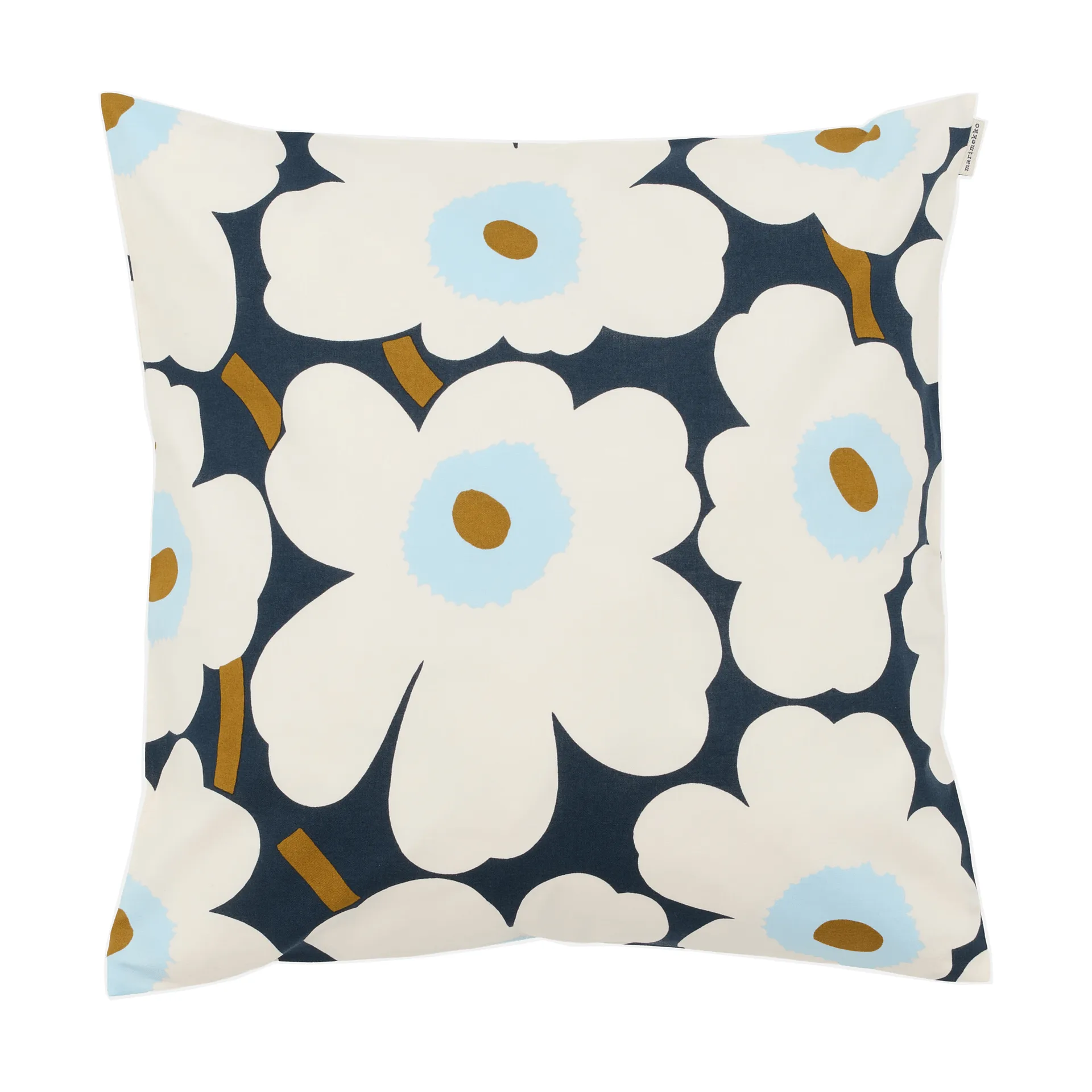 Fodera per cuscino Pieni Unikko 50x50 cm, Blueberry-white-cold blue Marimekko