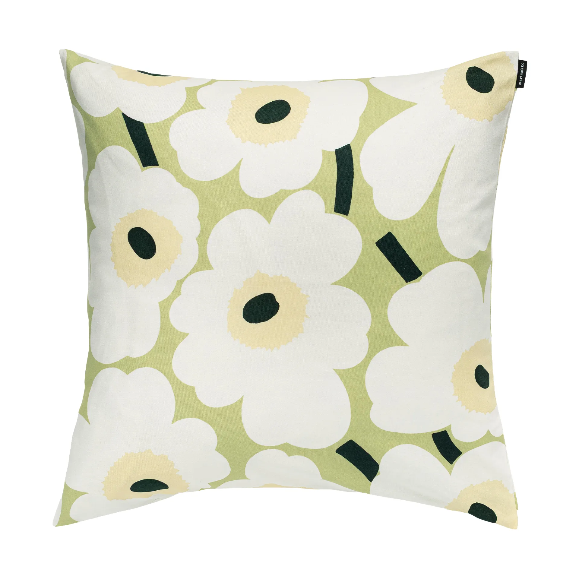 Fodera per cuscino Pieni Unikko 50x50 cm, Pear, off white, melon Marimekko