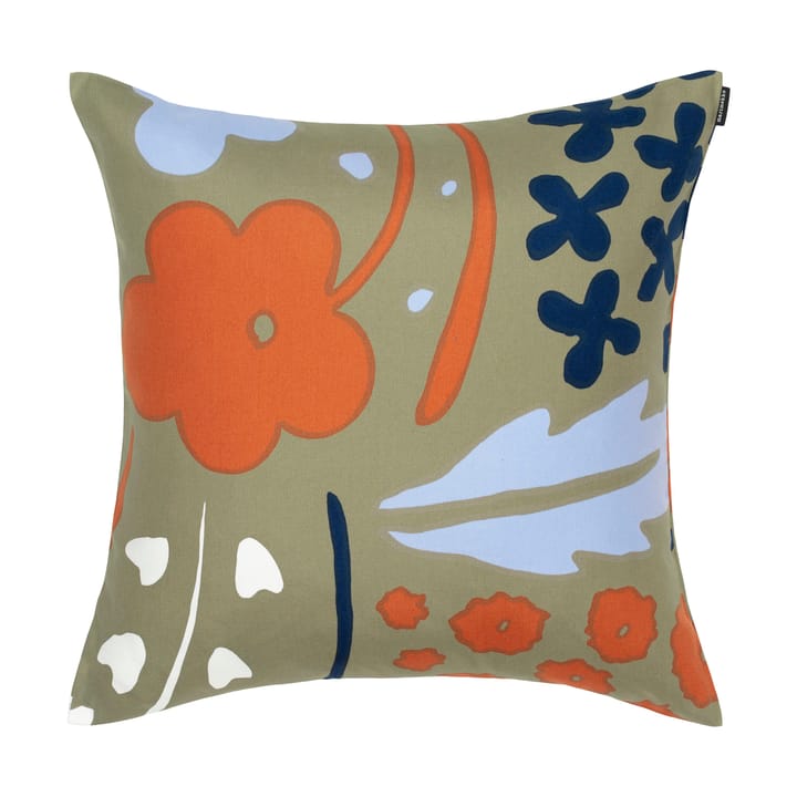 Fodera per cuscino Suvi 50x50 cm - Grey green-dark blue - Marimekko