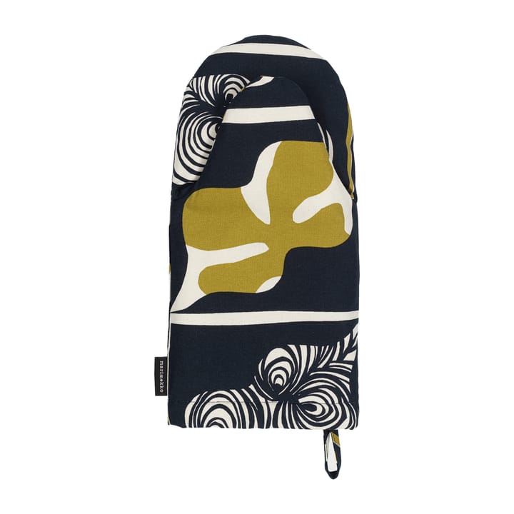 Guanto da forno Pieni Rukinlapa , blu scuro-verde-bianco Marimekko