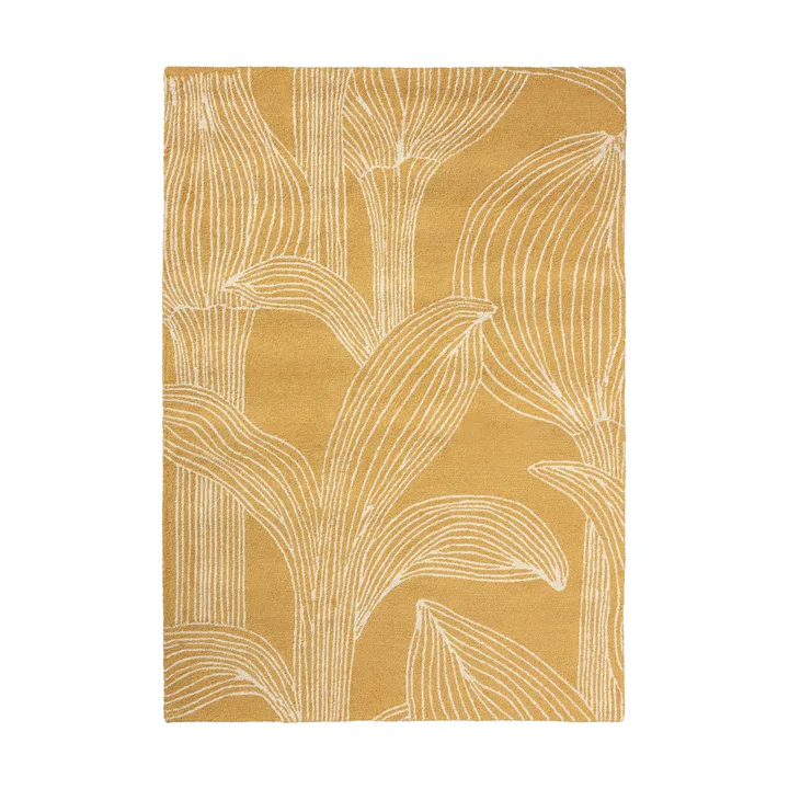 I fiori sbocciano opaco outdoor - Straw, 160x230 cm - Marimekko