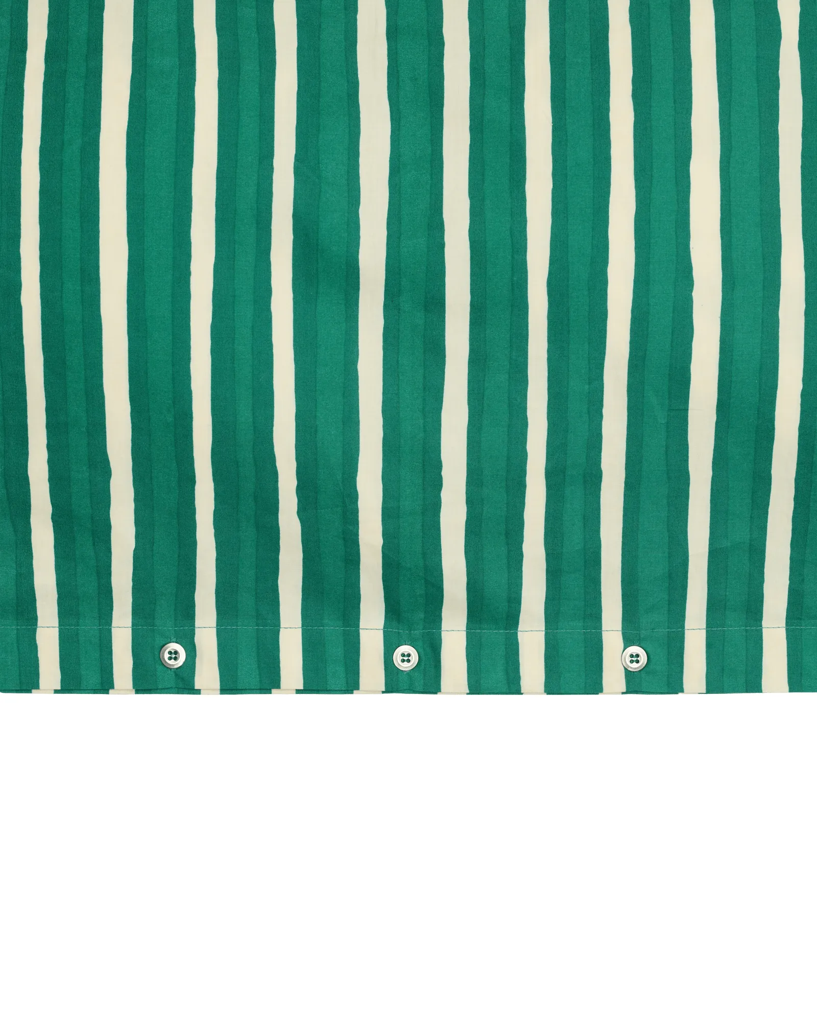 Iso Piccolo copripiumino, Off white-emerald Marimekko