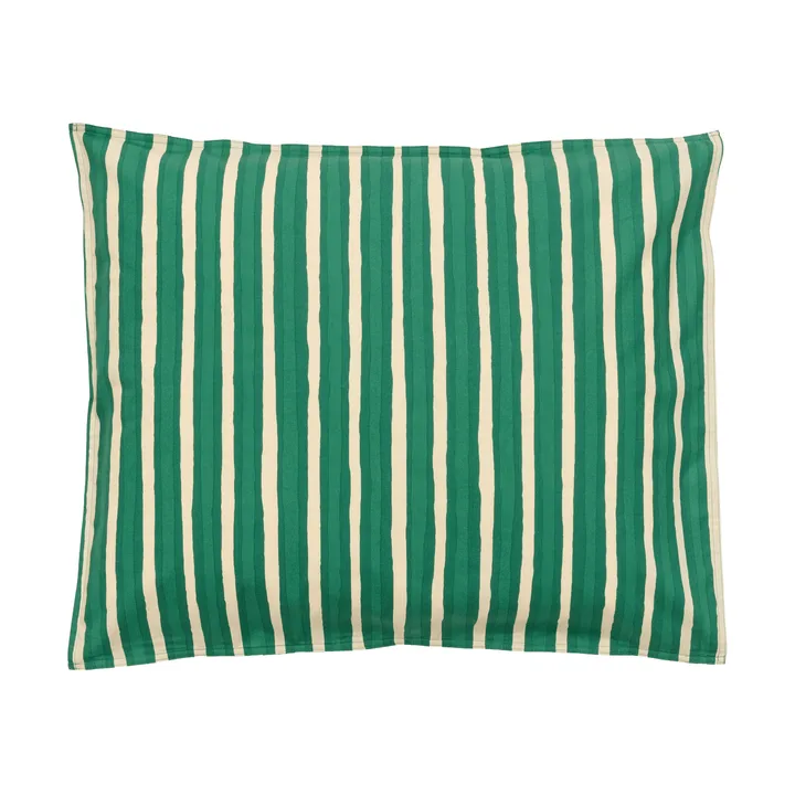 Iso Piccolo federa - Off white-emerald - Marimekko