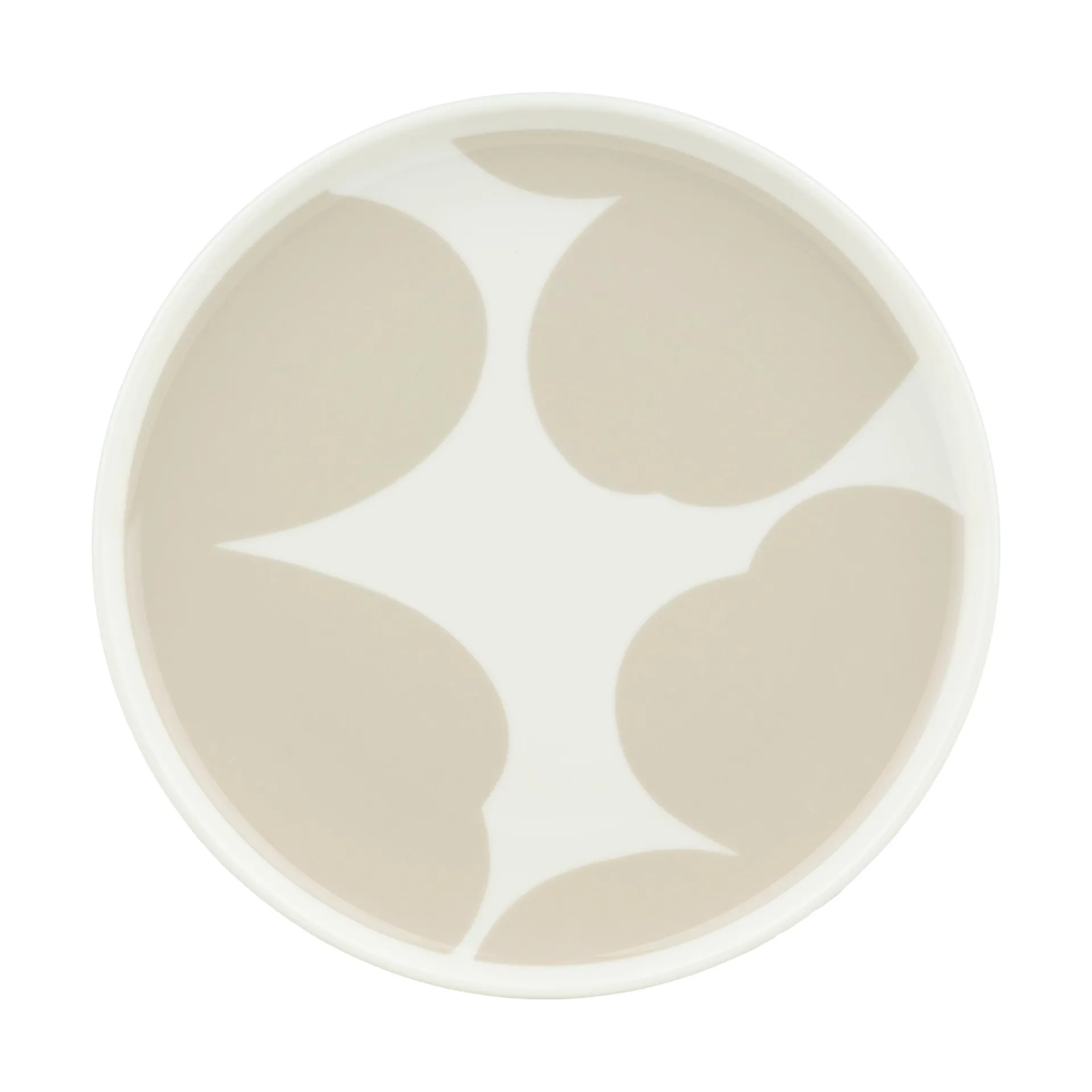 Iso Unikko piatto Ø20 cm, Bianco-paglia Marimekko