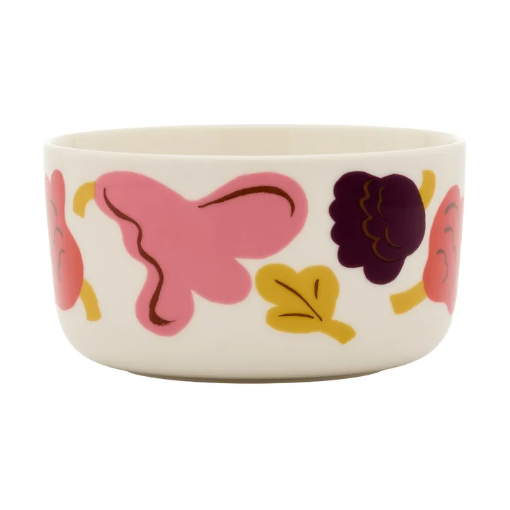 Kukasta Kukkaan ciotola - White-pink-terrac-plum, 50 cl - Marimekko