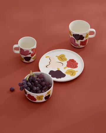 Kukasta Kukkaan ciotola - White-pink-terrac-plum, 50 cl - Marimekko