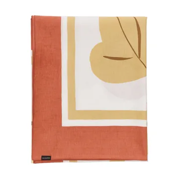 Kukasta Kukkaan panca - White-terrac-ochre-plum, 140x140 cm - Marimekko