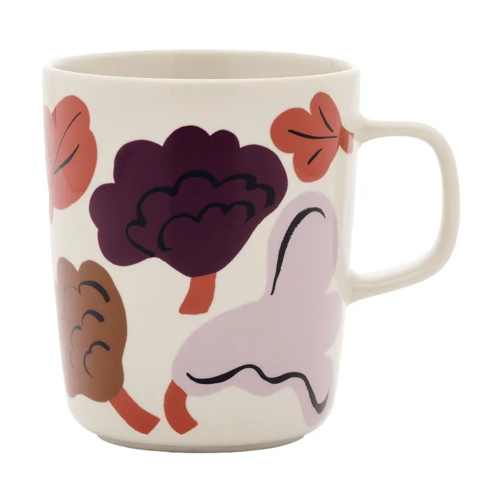Kukasta Kukkaan tazza - Stoneware-prugna-bronze-terracotta 25 cl - Marimekko