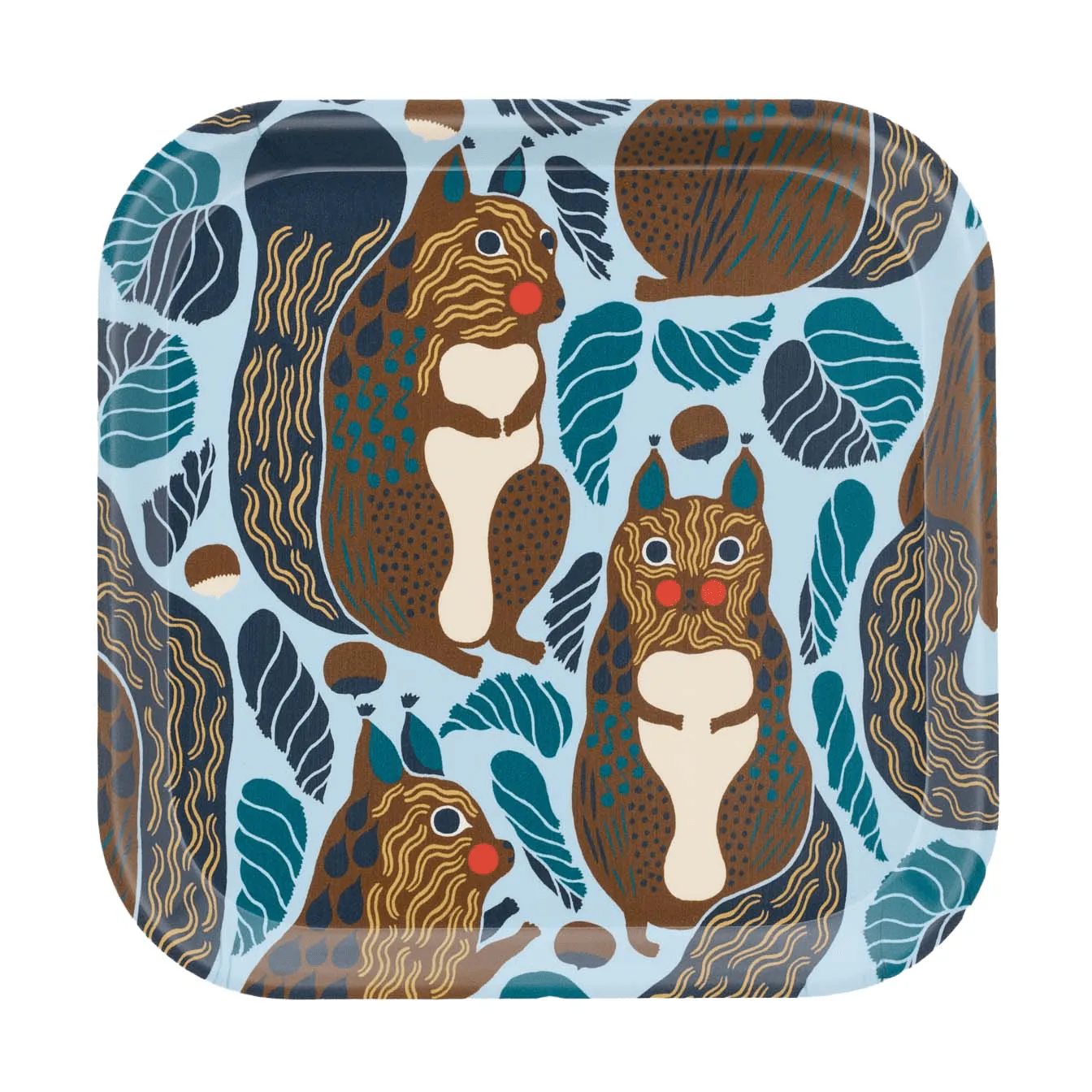 Kurre vassoio, Sky blue-multicolore Marimekko