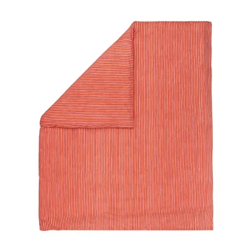 Lenzuolo con federa Marimekko Piccolo 240x220 cm - Warm orange-pink - Marimekko