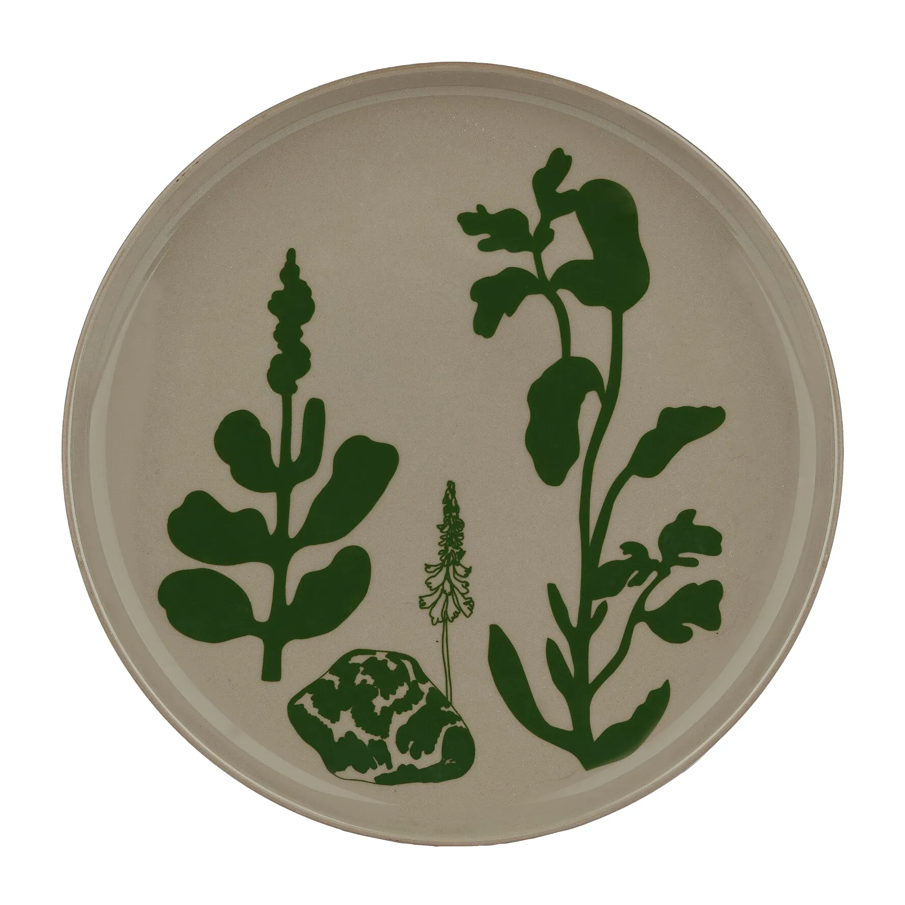 Piatto Elokuun Varjot Ø 20 cm, Terra-verde Marimekko