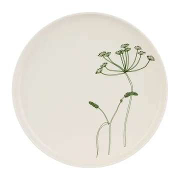 Piatto Elokuun Varjot Ø 25 cm - Bianco-verde - Marimekko