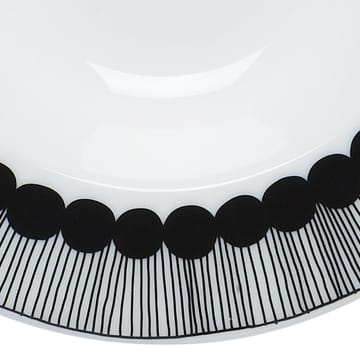 Piatto fondo Siirtolapuutarha Ø 20 cm - nero-bianco - Marimekko