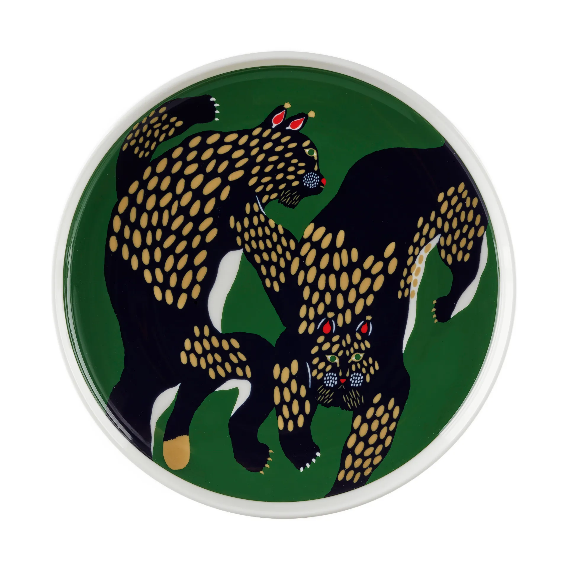 Piatto Ilves Ø20 cm, White-green-dark blue Marimekko